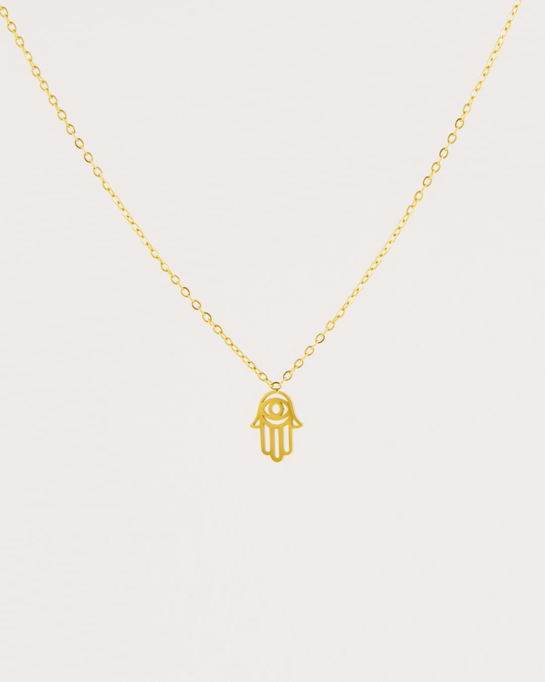 Collar Acero Fatima Dorado