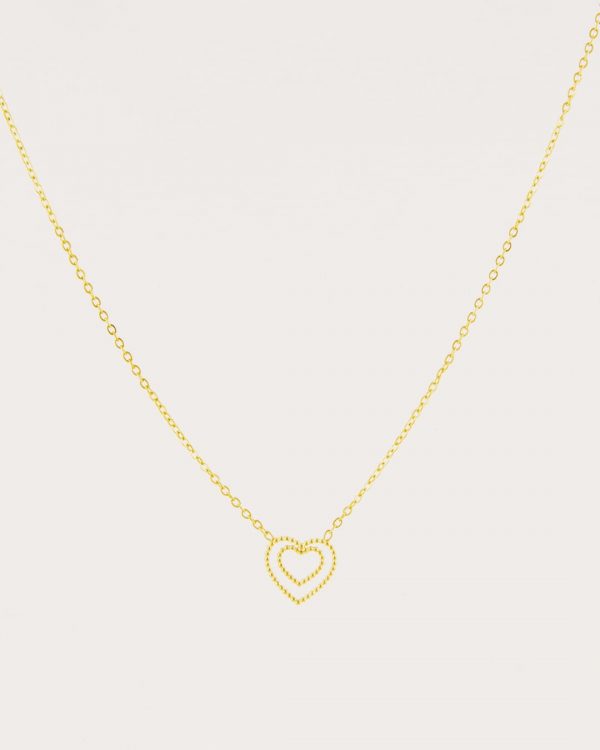 Collar de acero con baño de oro - Joyitas de Acero