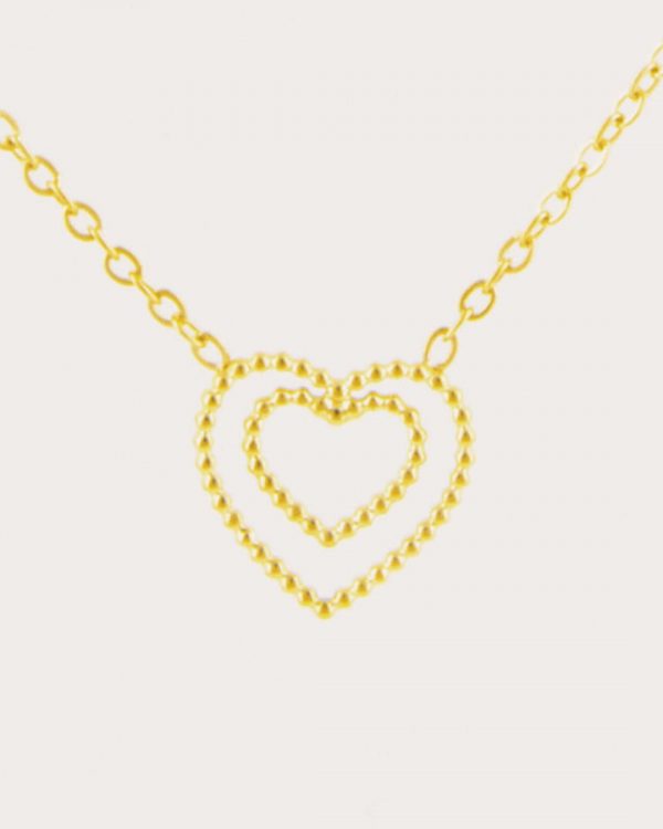 Collar de acero con baño de oro - Joyitas de Acero