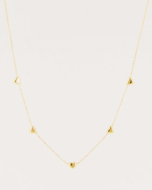 Collar de acero con baño de oro - Joyitas de Acero