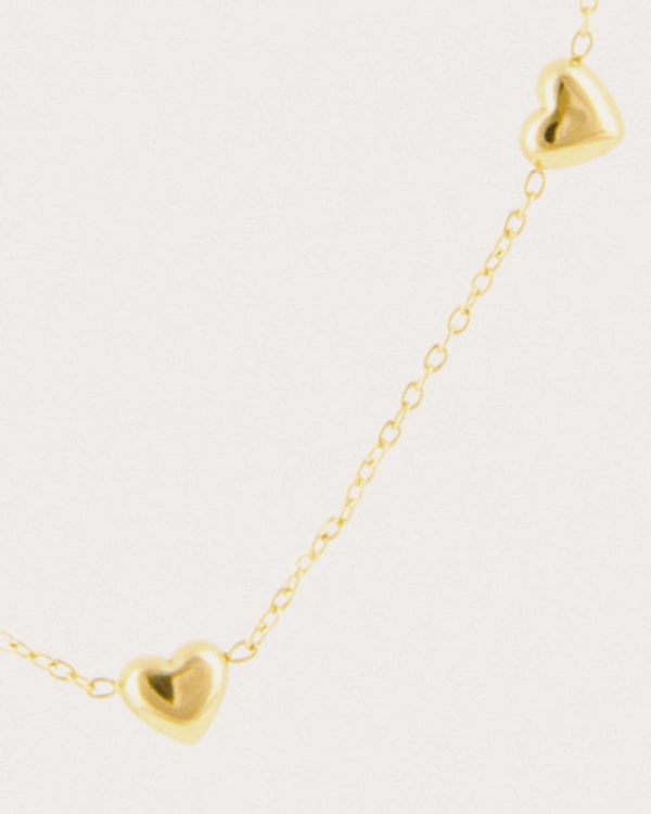 Collar de acero con baño de oro - Joyitas de Acero