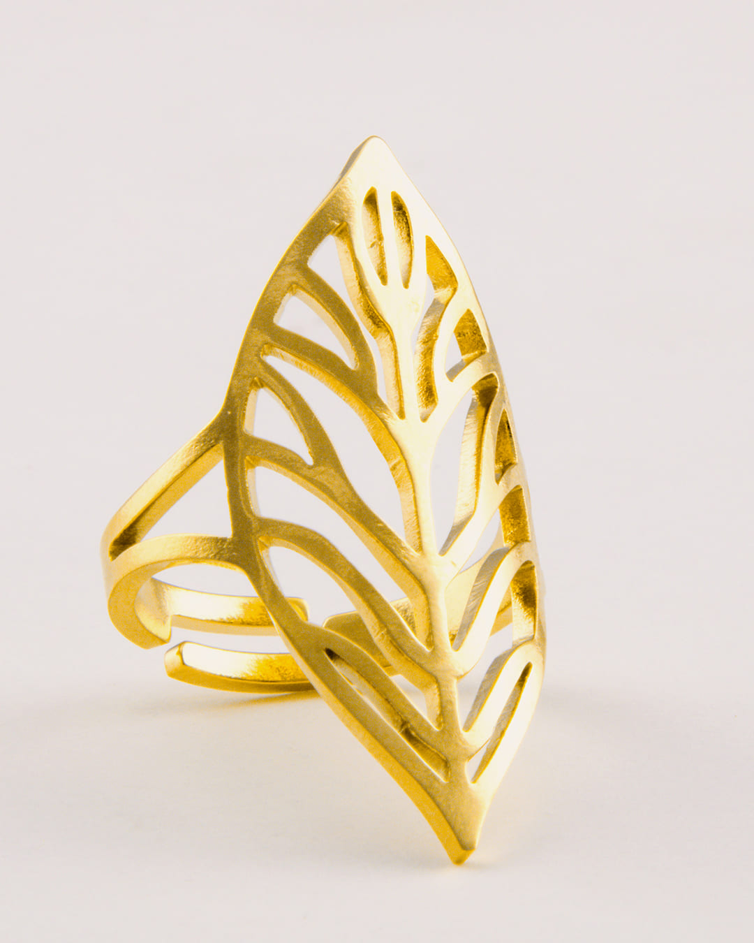 Anillo Acero Zaniah Dorado