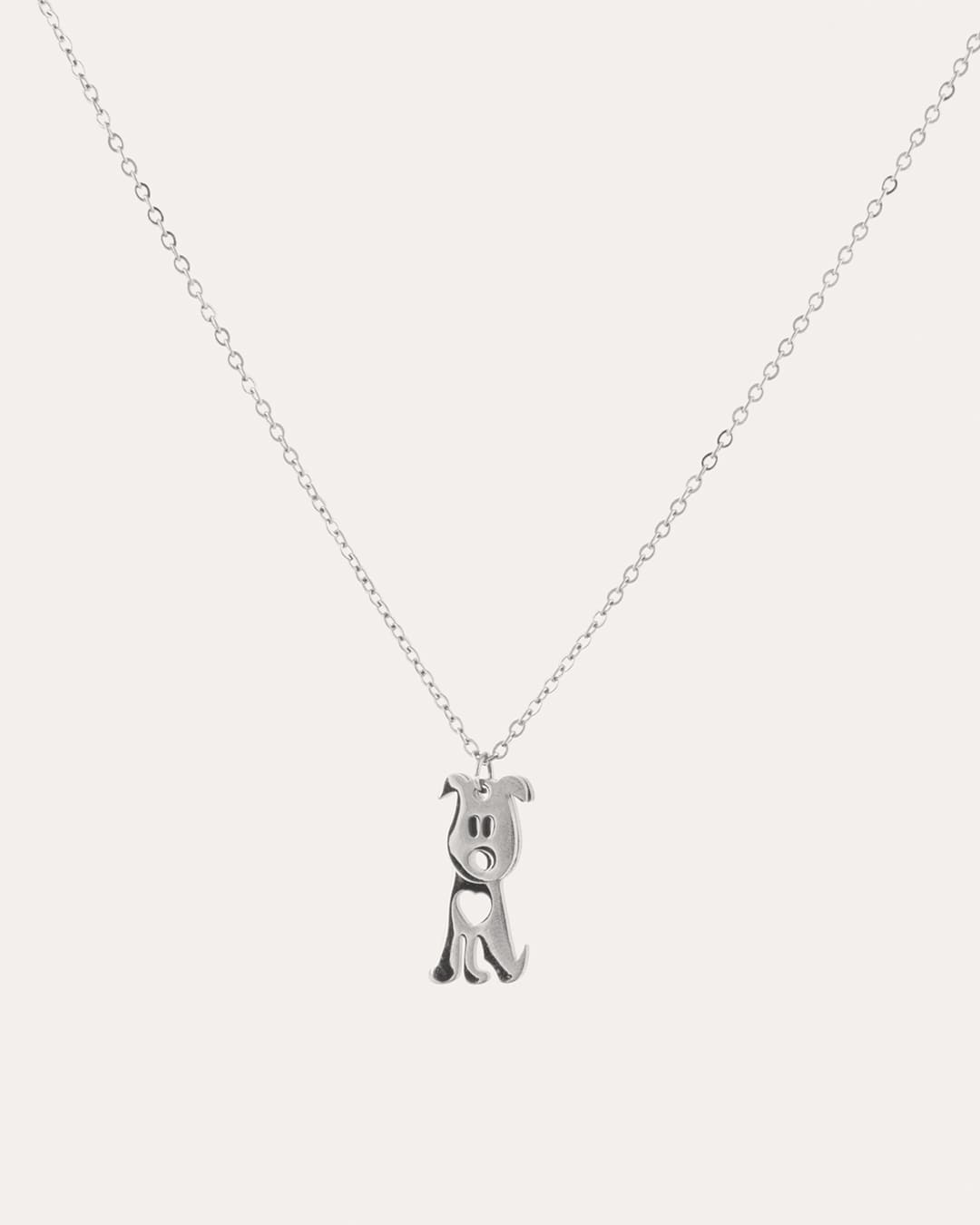 Collar Acero Perro 2 Plateado