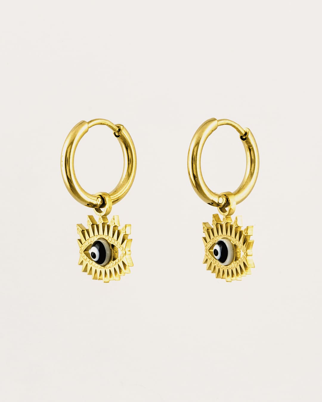 Aro Acero Ojo Dorado