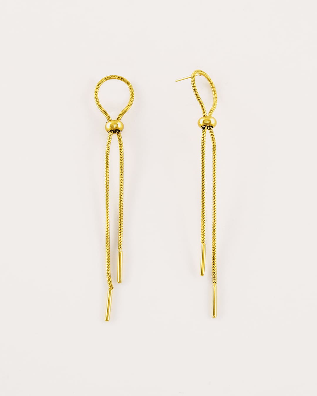 Pendiente Acero Jerte Dorado