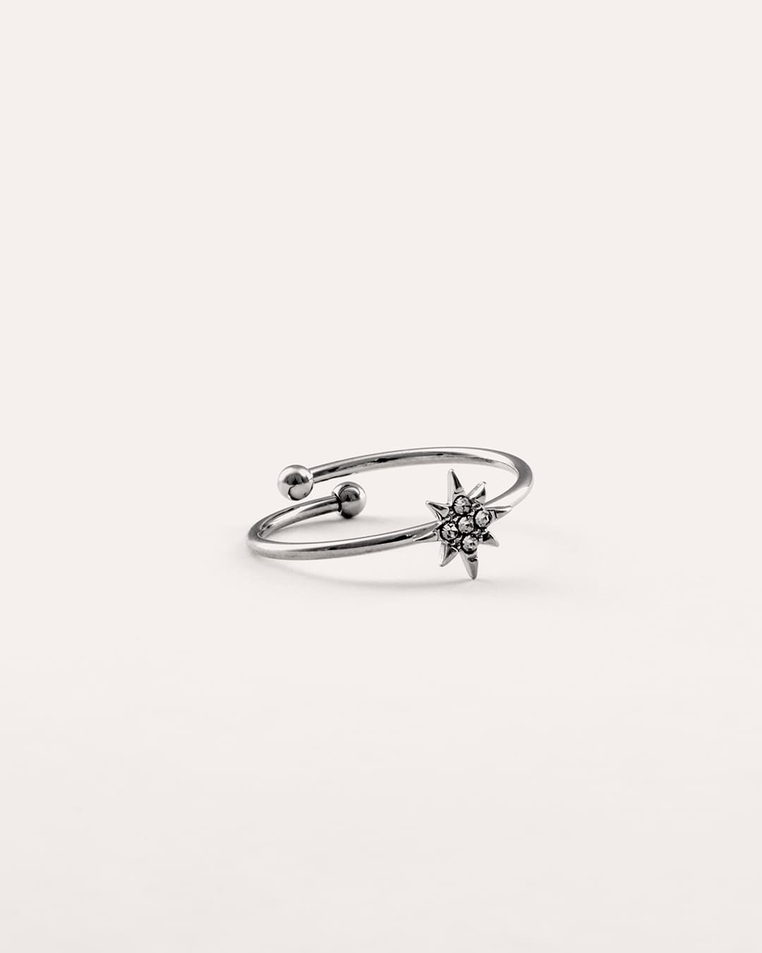 Anillo Acero Estrella