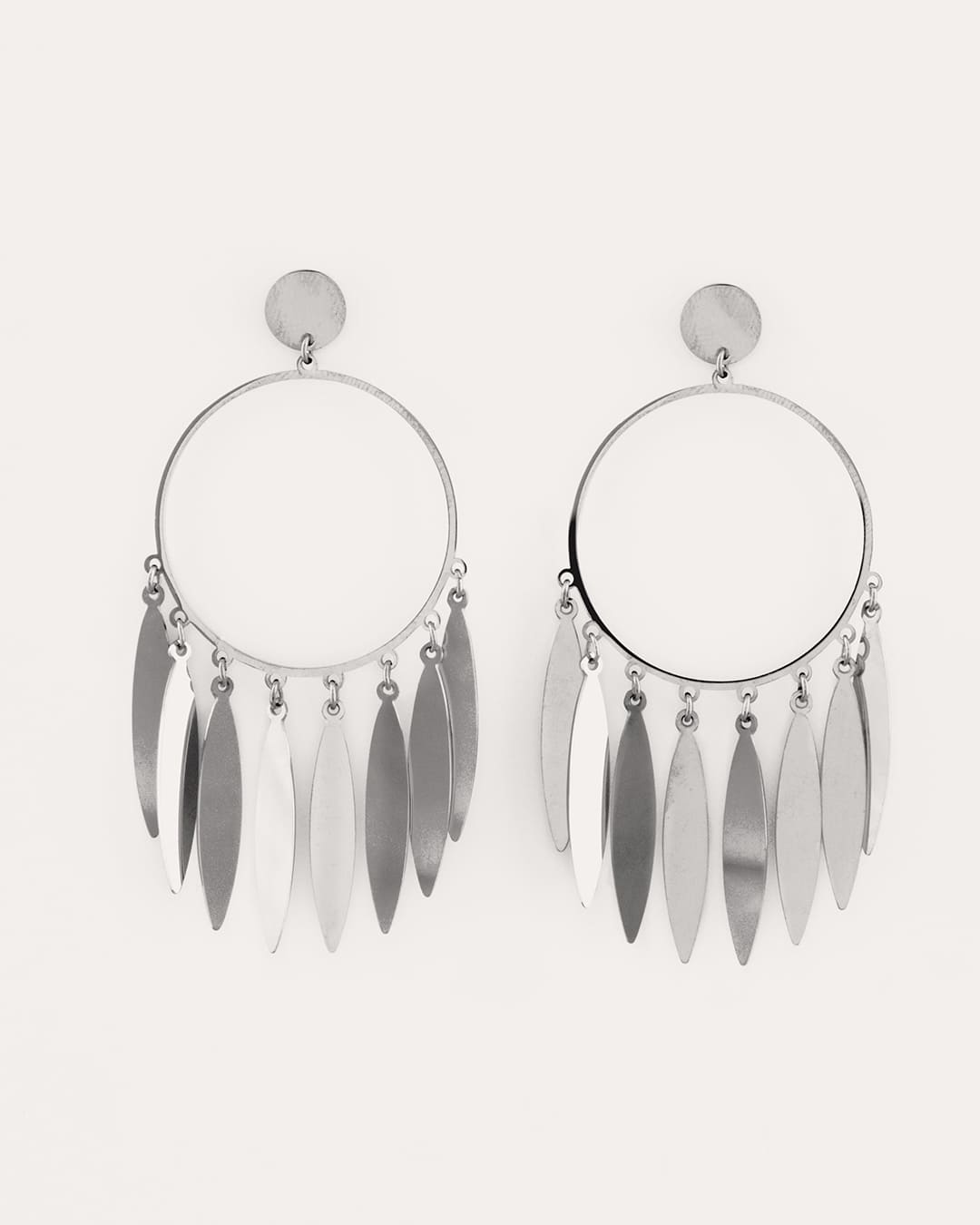 Pendiente Acero Atrapa sueños Plateado