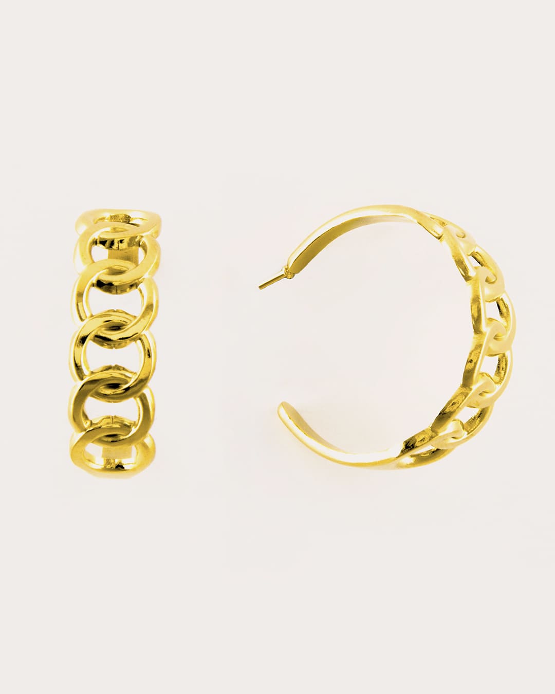 Pendiente Acero Sofia Dorado