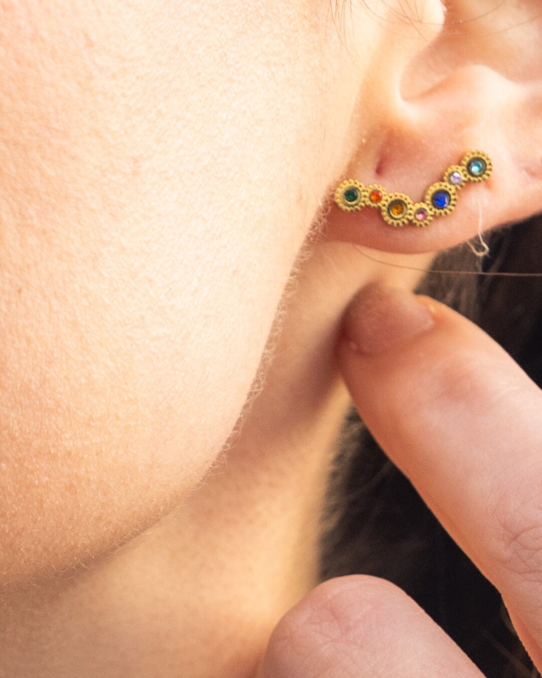 Pendiente Acero 7 colores