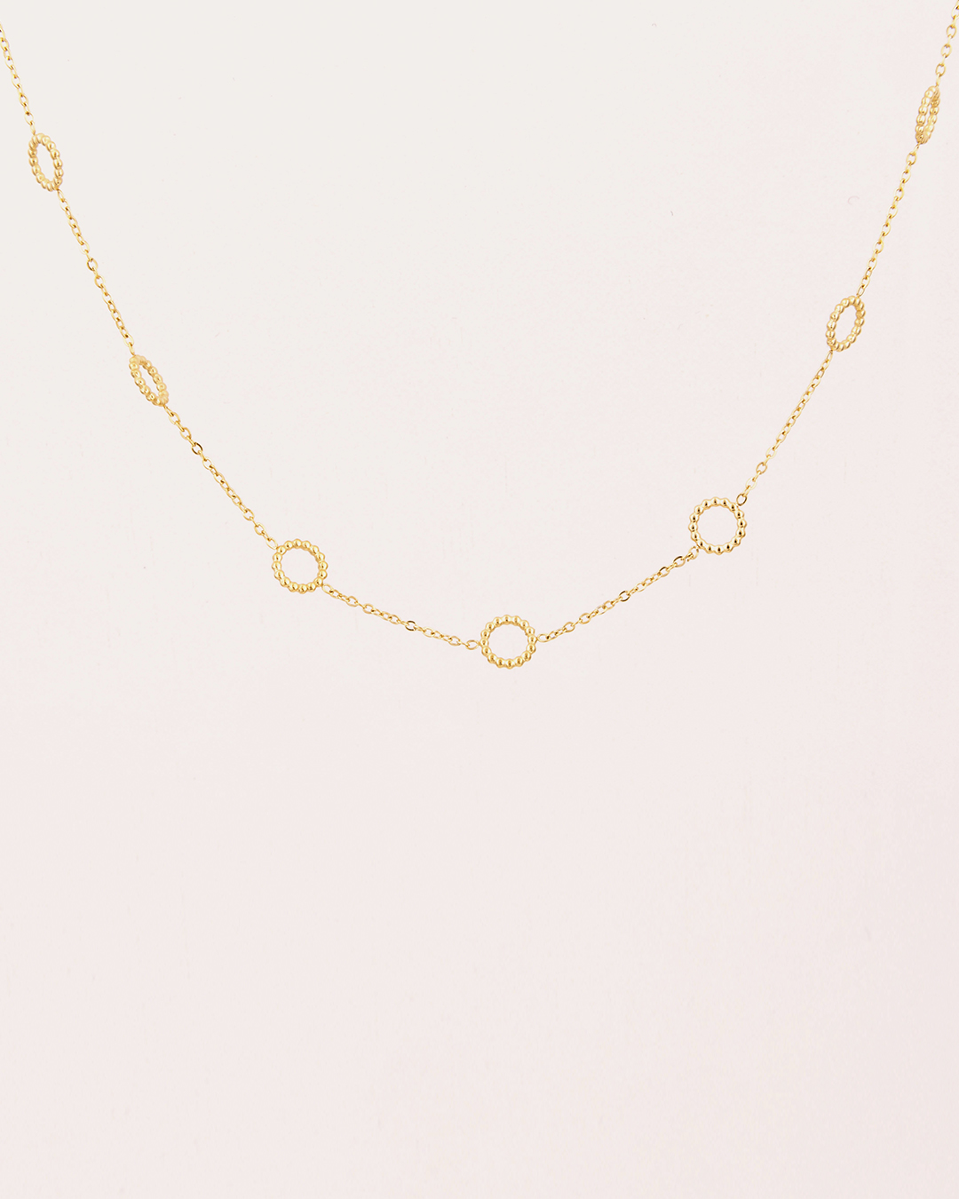Collar Acero 7 Circulos