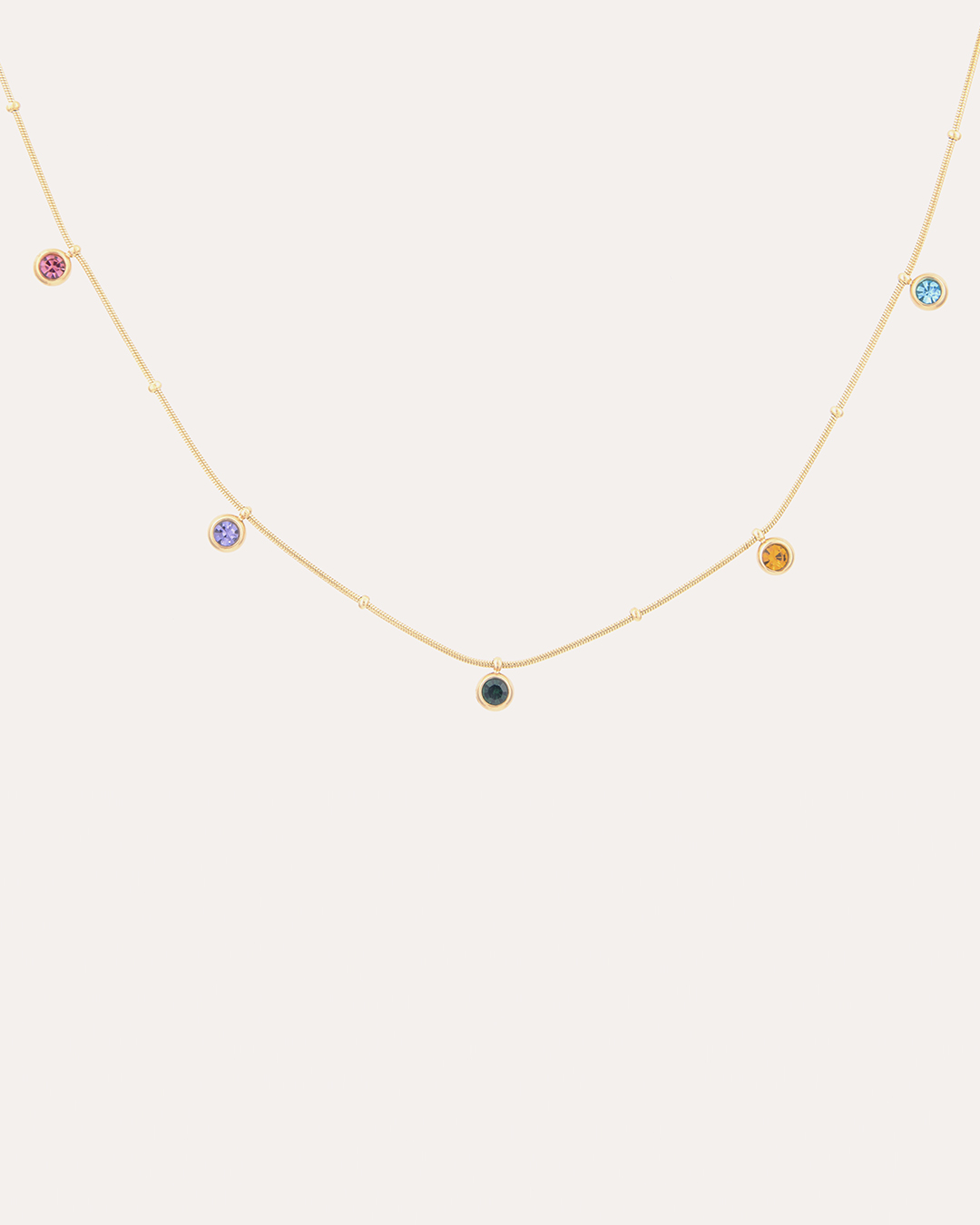 Collar Acero Multicolor
