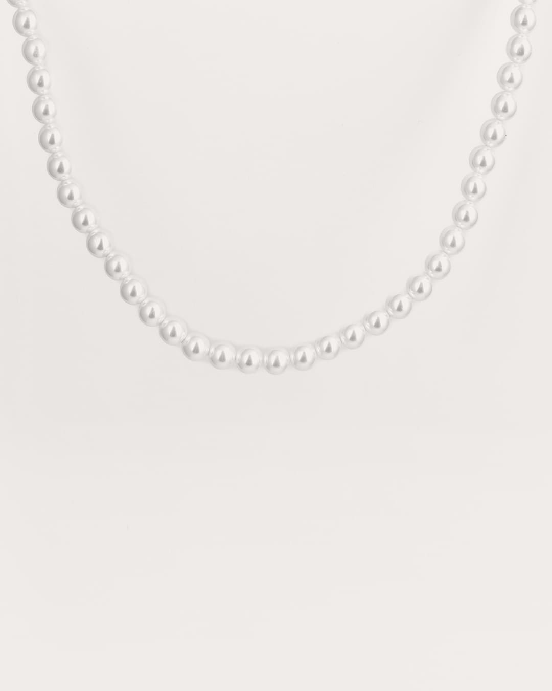 Collar Acero Perlado