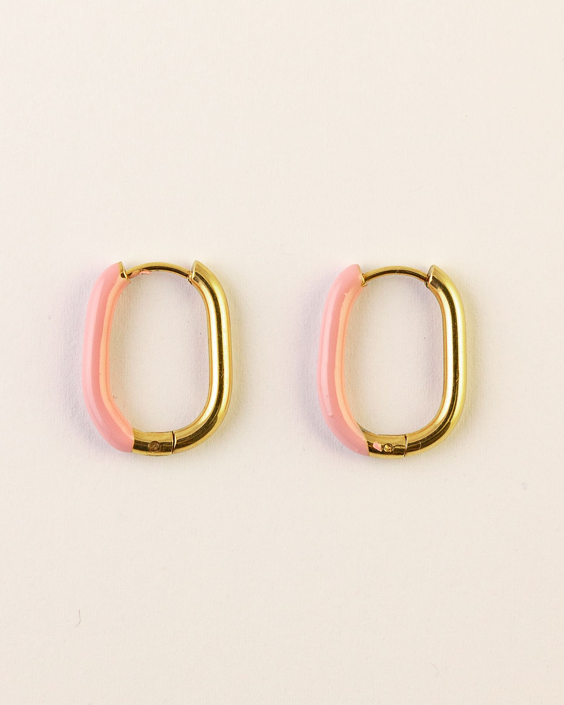 Pendiente Acero Aro Esmalte