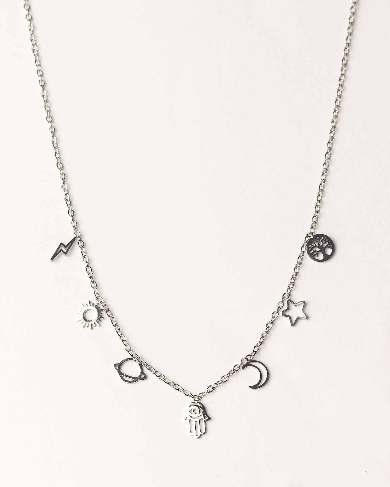 Collar Acero Colgantes