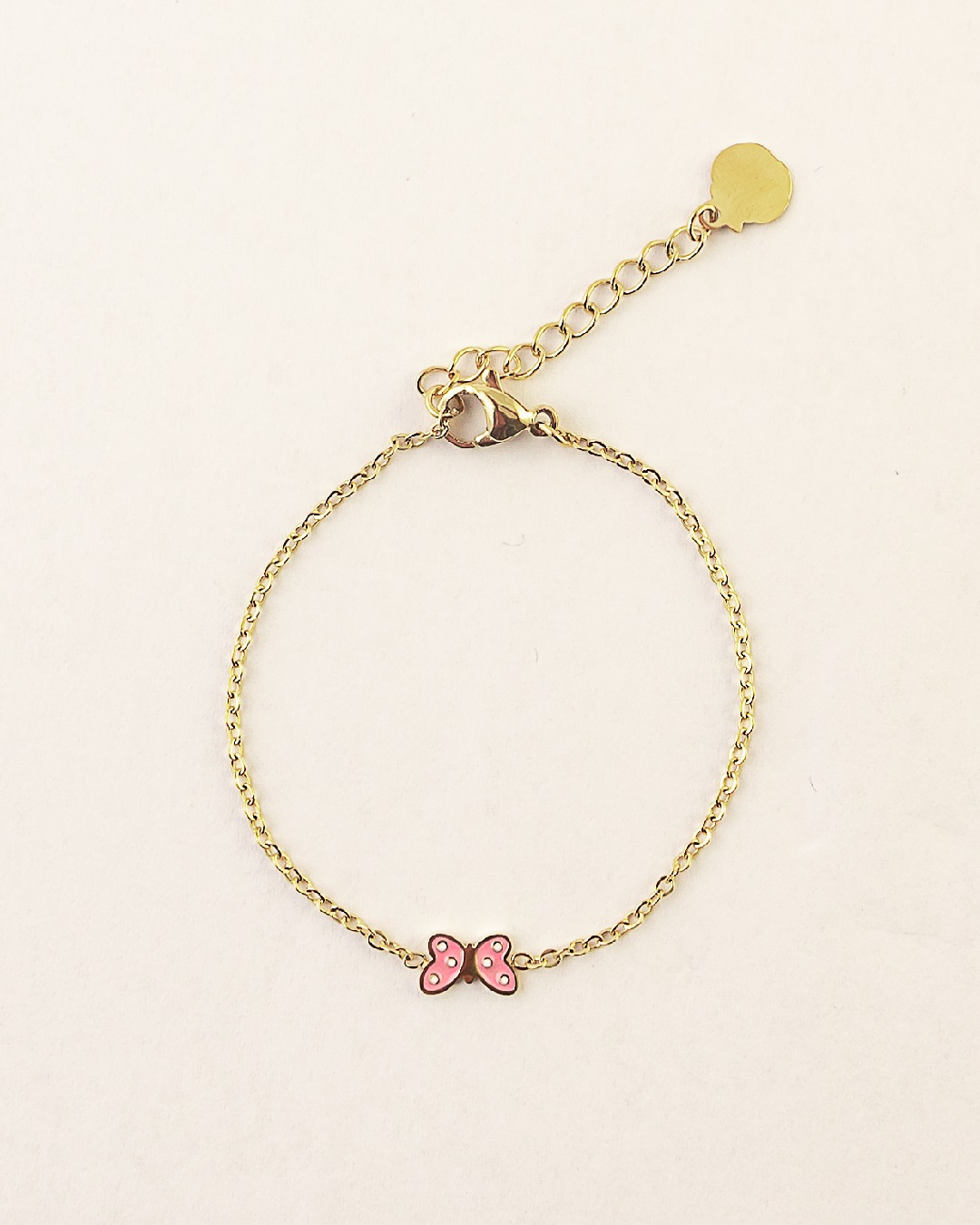 Pulsera Acero Mariposa Infantil