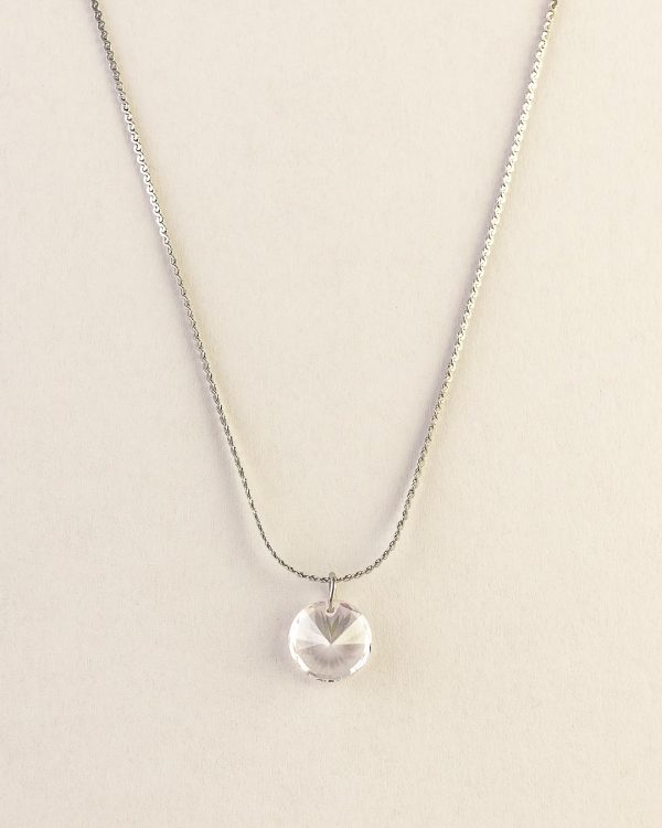 Collar Acero Circonita Blanca - Joyitas de Acero