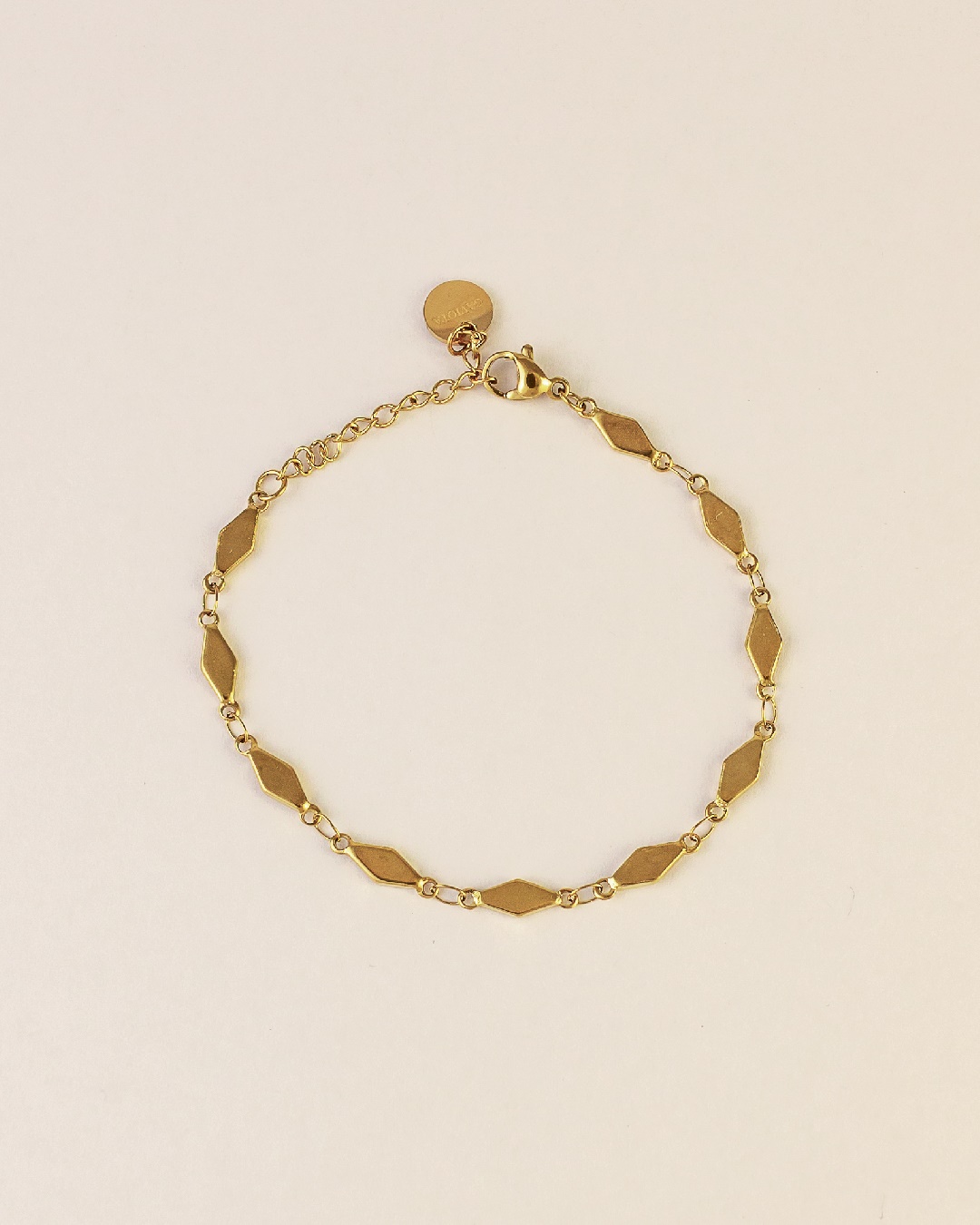 Pulsera Acero Rombos