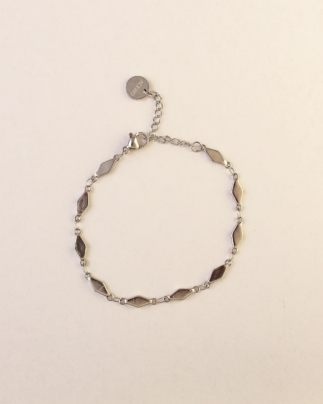 Pulsera Acero Rombos