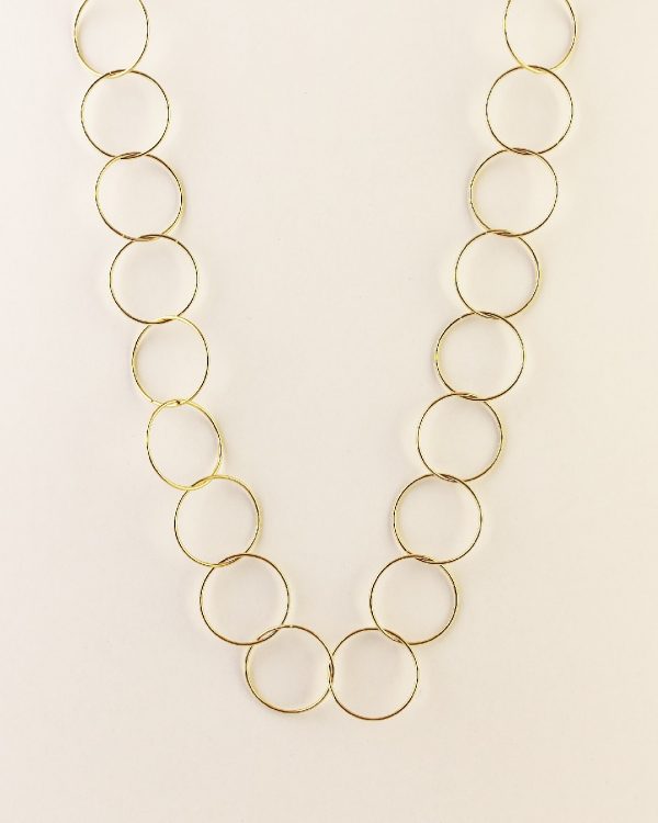 Collar Largo Acero Aros - Joyitas de Acero