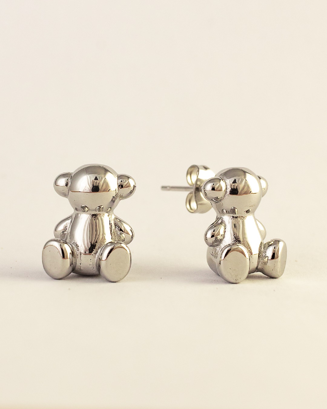 Pendiente Acero Osito Honey