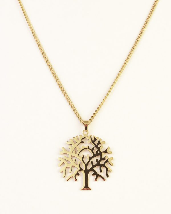 Collar Acero Árbol De La Vida - Joyitas de Acero