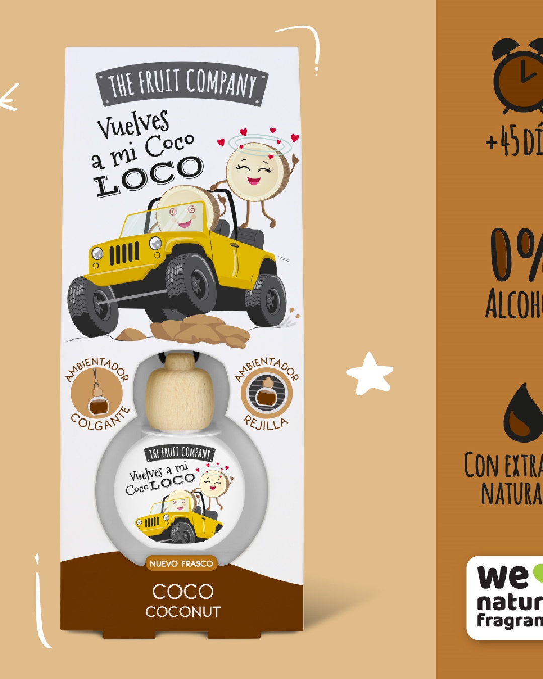 Ambientador Coche Coco TFC