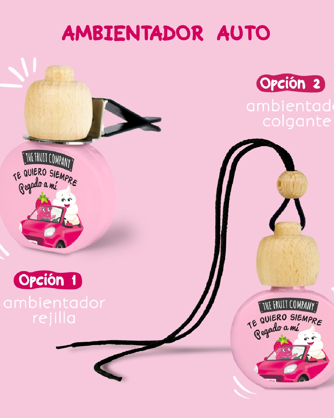 Ambientador Coche Fresa Nata TFC