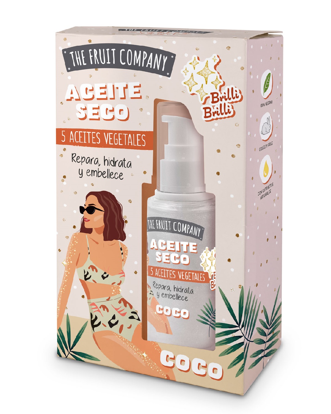 Dry Oil Glitter Coco 50 ml TFC