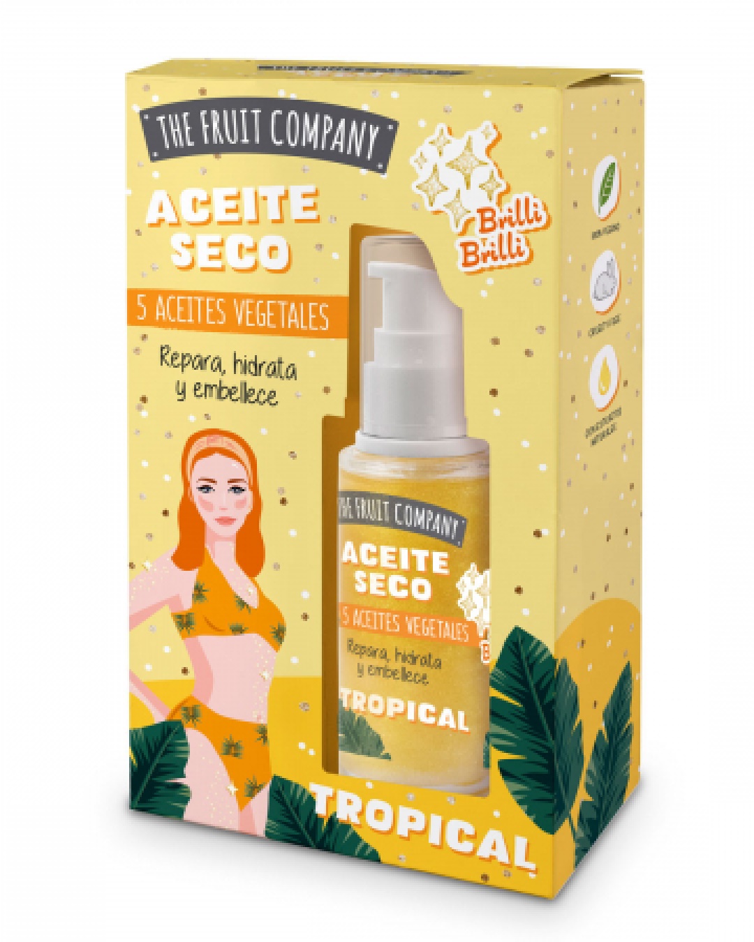 Dry Oil Glitter Tropical 50 ml TFC