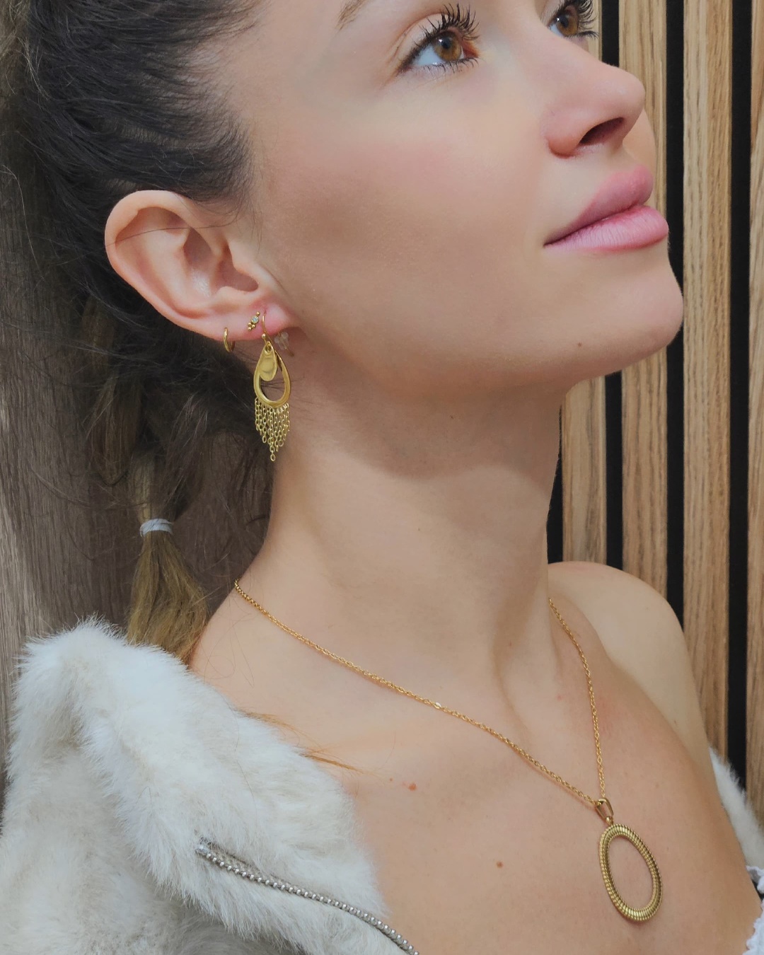 Pendiente Acero Serena