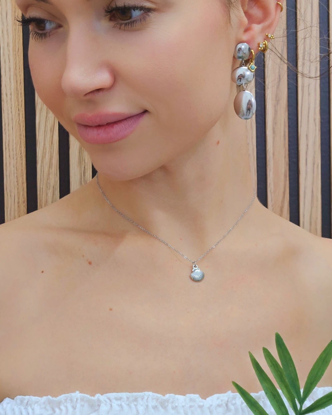 Collar Acero Concha