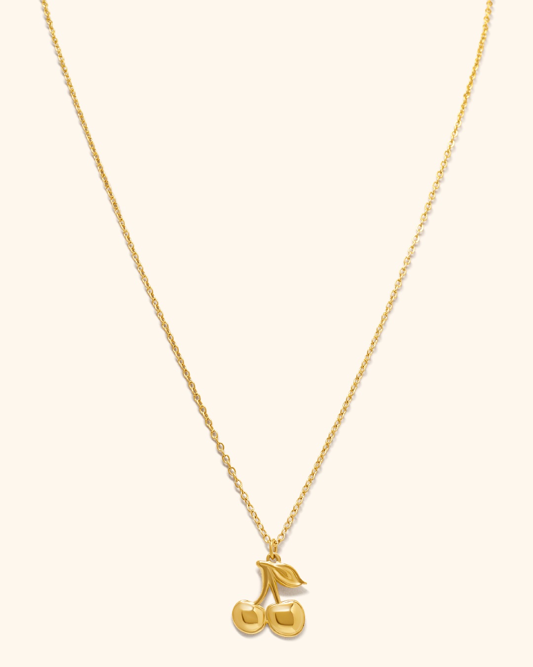Collar Acero Cerezas