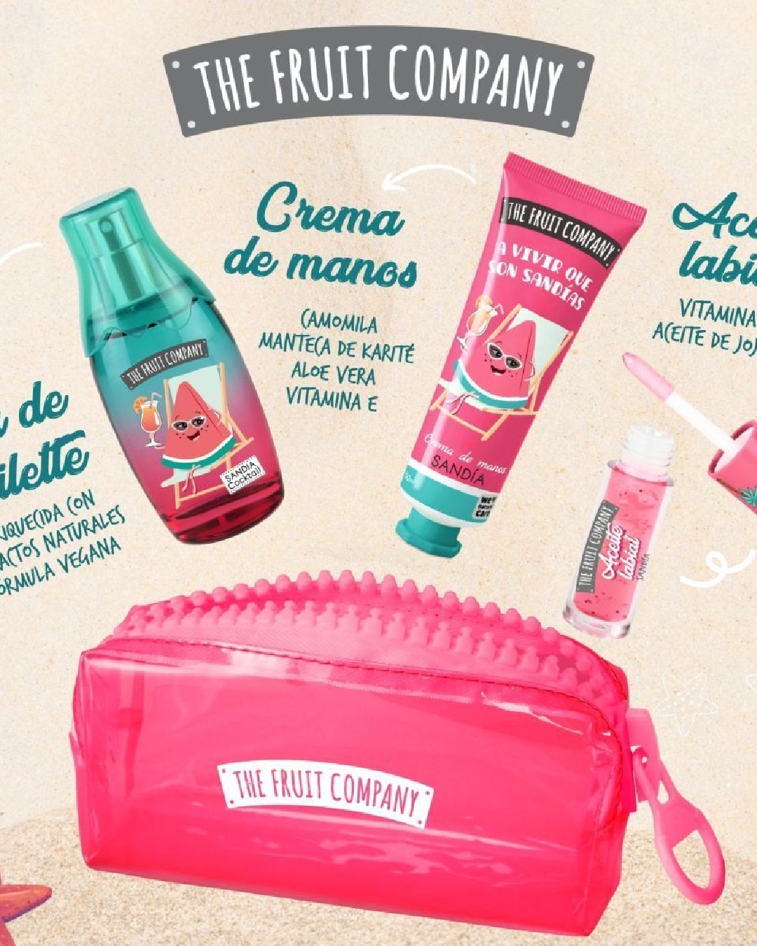 The Fruit Company Set Summer Sandía