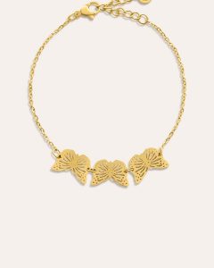 Pulsera Acero Mariposas
