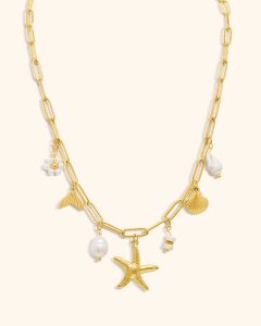 Collar Acero Costa Dorada