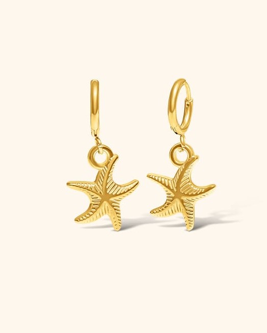 Pendiente Acero Estrella Marina