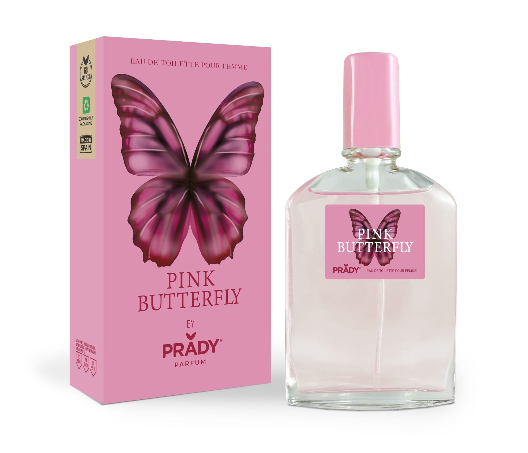 Eau de Toilette Mujer Pink Butterfly – Prady