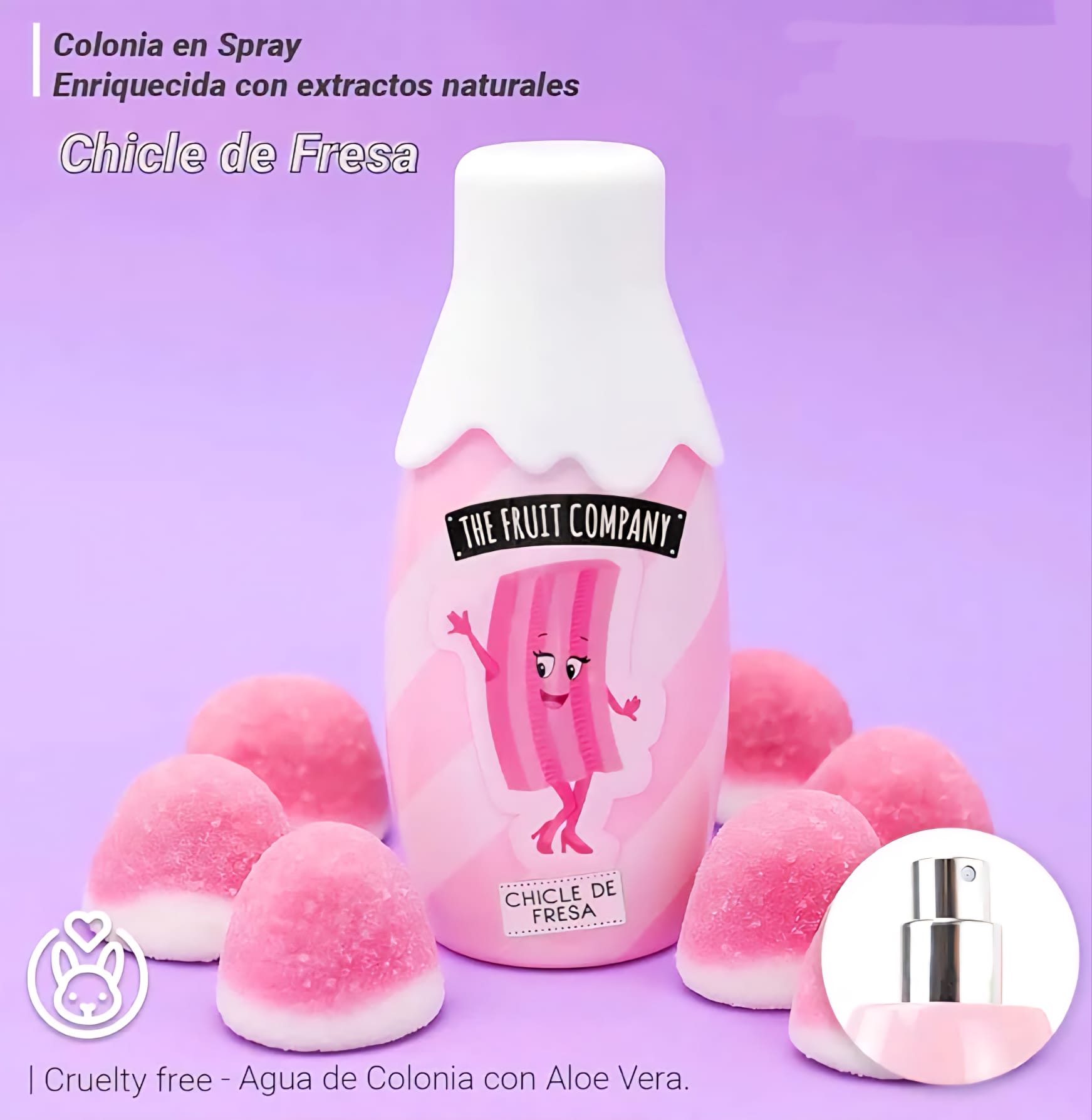 The Fruit Company Pack Regalo De Baño Chicle De Fresa