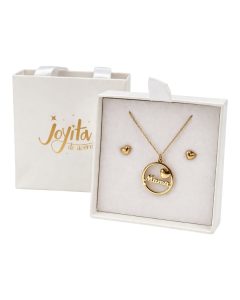 Set de joyería "Mamá" en caja elegante.