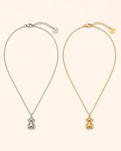 Collar Acero Osito Honey