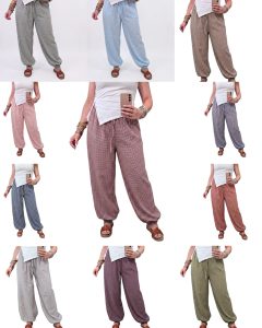 Pantalón Boho Vichí Relax Mujer Bombacho