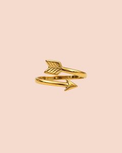 Anillo Acero Flecha