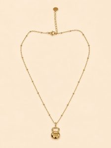 Collar Acero Fitness