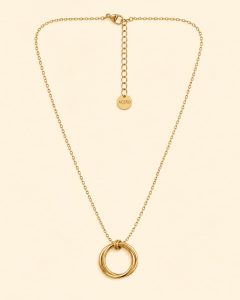 Collar Acero Doble Aro